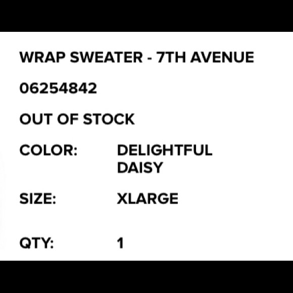 New York & Company Wrap Sweater - Picture 2 of 9